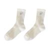 Sommer Schleife Schulstil Damen Socken, Dünne Atmungsaktive Socken, Nahtlose Anti-Pilling Mid-Calf Socken
