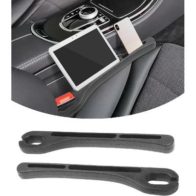 2 Pack Car Seat Gap Filler,Auto Parts Car Seat Gap Filler,Prevent Falling Between Seat and Dashboard,Car Universal Gap Filler(Black)