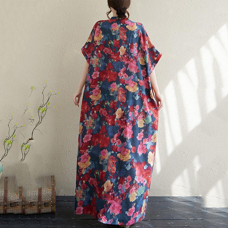 XITAO Print Casual Half Sleeve Dress ZMY1111