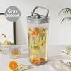 Refrigerator Water Pitcher With Spout Leakproof Cold Drink Dispenser For Fruit Tea Lemonade Iced Coffee BPA-Free Plastic