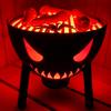 Electronic Fire Pit Lamp with Fake Flames for Halloween Decor