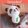 Adorable Panda Plush Toy Keychain Soft Cute Stuffed Animal Bag Charm 12cm