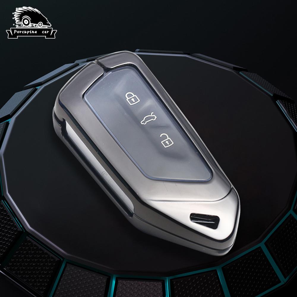 

Zinc Alloy Car Key Case Cover Shell For Vw Volkswagen Golf8 Gti Gtd R Id3 Id4 Skoda Octavia A8 Mk8 Seat Leon Mk4