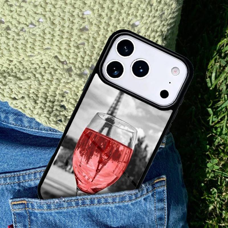 1004 Vintage Wine Pattern Phone Case Cover for IPhone 11 12 13 14 15 16e 17 Pro Max Coque for IPhone 17 Air