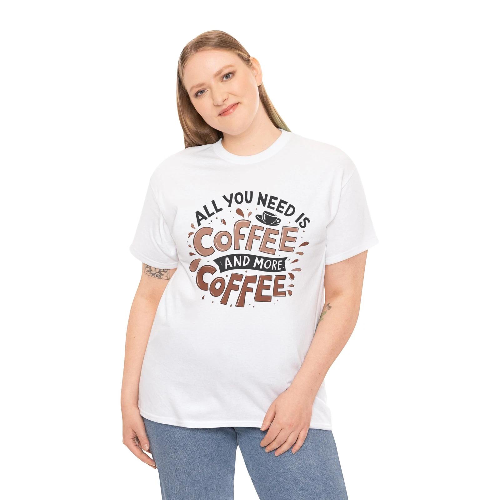 Latte Lover T-Shirt | Funny Coffee Caffeine Coffee and more coffee Shirt 4XL