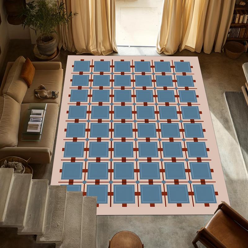 

Modern Style Pvc Carpets Indoor Large Area Scrubable Carpet Bedroom Cloakroom Study Rugs Balcony Kitchen Waterproof Non-slip Rug 40x60CM