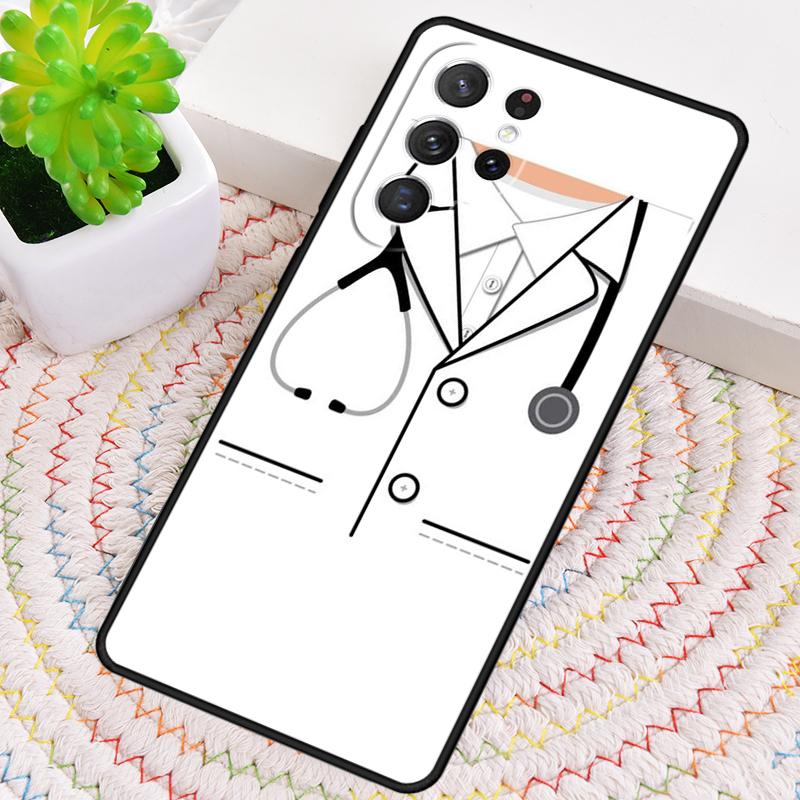 Medical Medicine Healthcare Nurse Silicone Phone Case For Samsung Galaxy note 10 pro S26 S25 S24 S23 S22 S21 Plus Ultra Cover