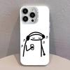 F-Flork Stick Figure Memes Phone Case For iPhone 17,16,15,14,13,12,11,Pro,Max,Plus,SE,Air,Mini Anti Fall White Bumper