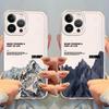Case for iPhone 17 Pro Max 11 7 8 12 Mini XR 14 Plus 15 13 Pro 16 Air XS Max Soft Phone Cover Snow Mountain Cool