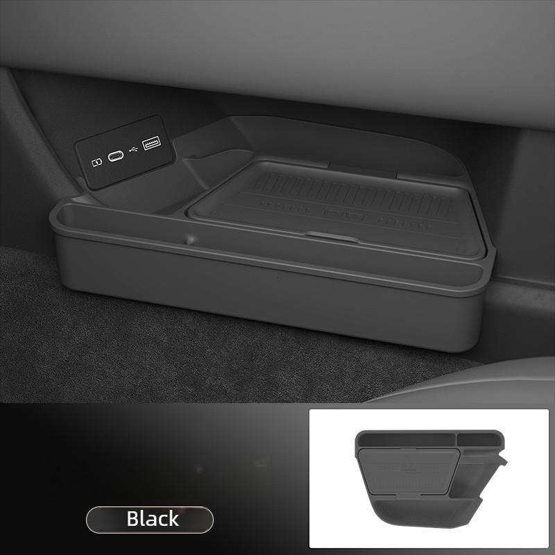 For GWM TANK 500 2026 Center Console Lower Storage Box Silicone Organizer Tray Stowing Tidying Car Interior Accessories