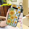 Phone Holder Oil Painting Phone Case For Samsung Galaxy S10 5G/SM-G977N Fashion Design Lanyard Silicone Shockproof Ring