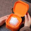 Ice-Glazed Jade Porcelain Gaiwan: Quick-Brew Travel Tea Set for Outdoor Camping and Events