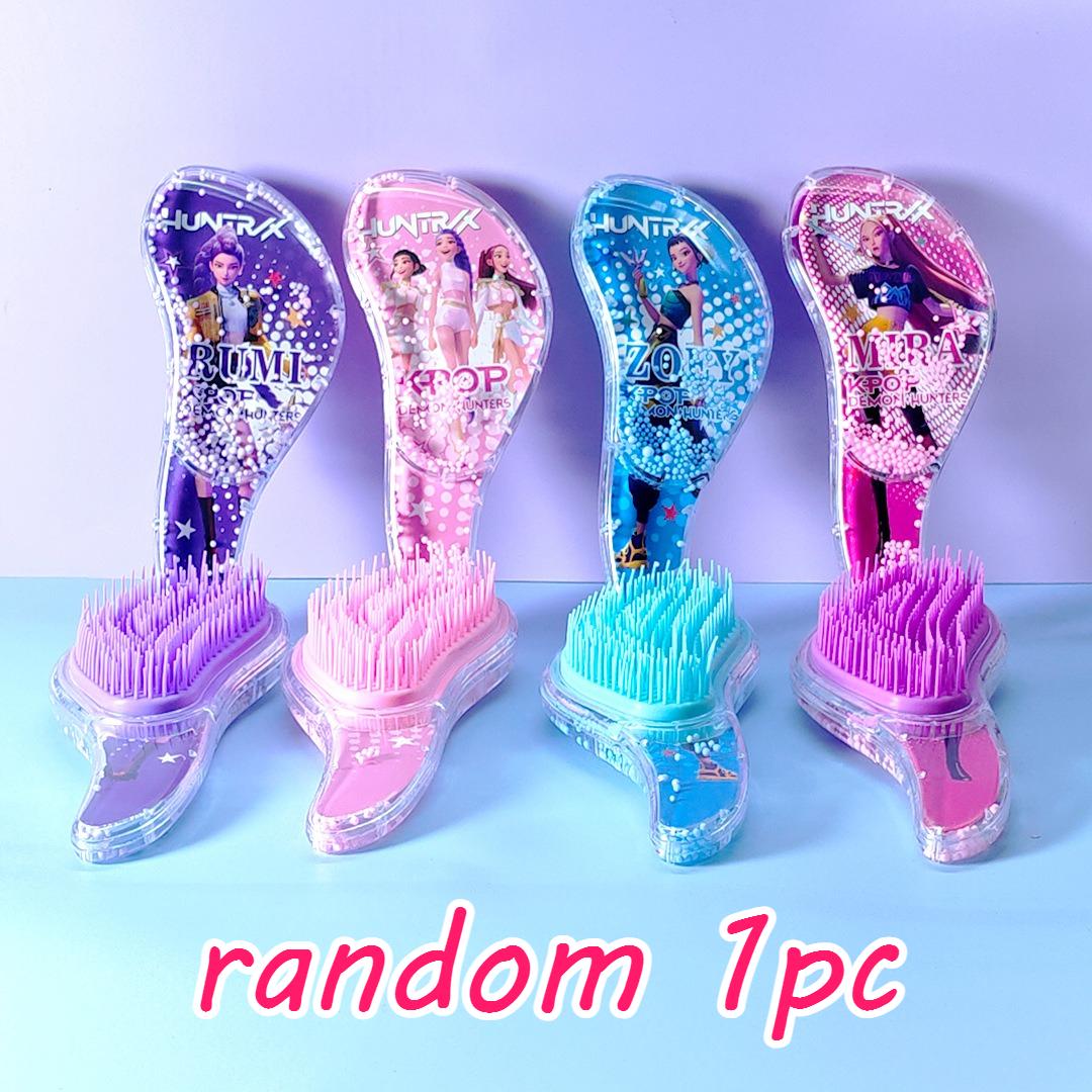 

1pcs Adorable KPOP Girls Heart Smooth Hair Comb Massage Comb Air Cushion Comb Airbag Comb Female Comb Witch Hunting Team
