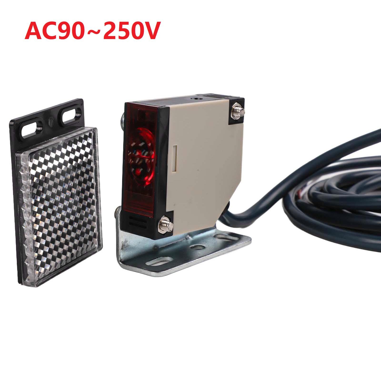 

E3JK-R4M1 Reflective Photoelectric Sensor Switch, 220V AC/DC , Mirrored Photoelectric Sensor, Reflective Infrared Beam