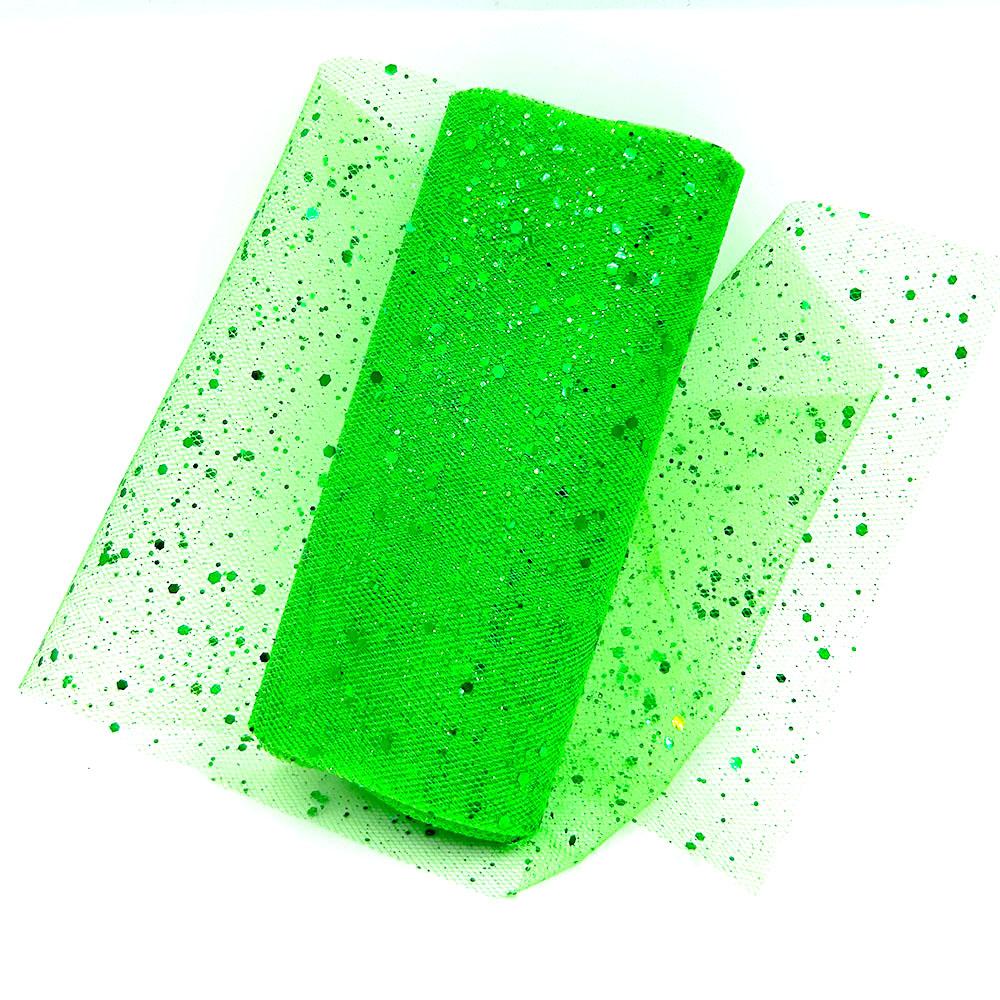 15cm Width 10 Yards Glitter Sequin Tulle Roll Spool Tutu Wedding Decoration Organza Laser DIY Craft Birthday Party Supplies