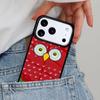 Christmas Owl Phone Case for iPhone 16e 15 14 13 12 17 Pro Max Plus Air 17pro Cover Coque
