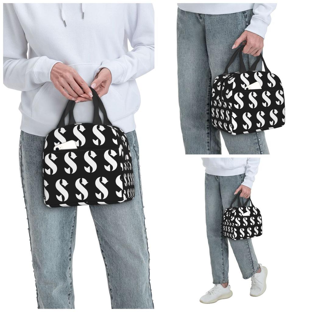 Scubapros Dive Diving Insulated Lunch Bag for Women Office Cooler Thermal Food Box Tote Leakproof Lunch Boxes Container