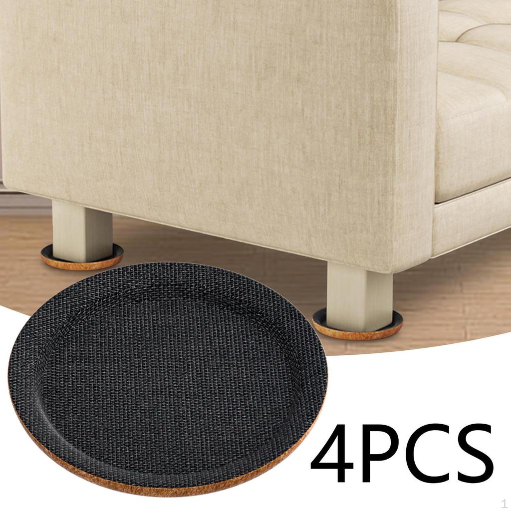 4 Möbelgleiter Bodenschoner für Hartholzoberflächen