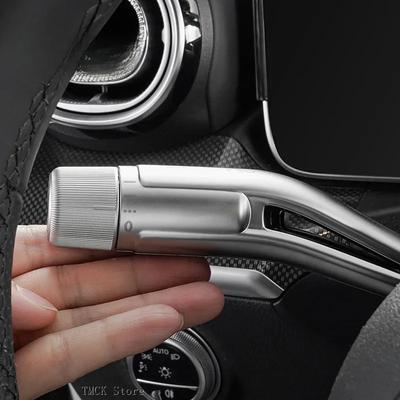 For Mercedes Benz C S EQE EQS Class W206 W223 V295 297 -2024 Car Accessories Steering Wheel Shift Lever Wiper Rod Trim Cover