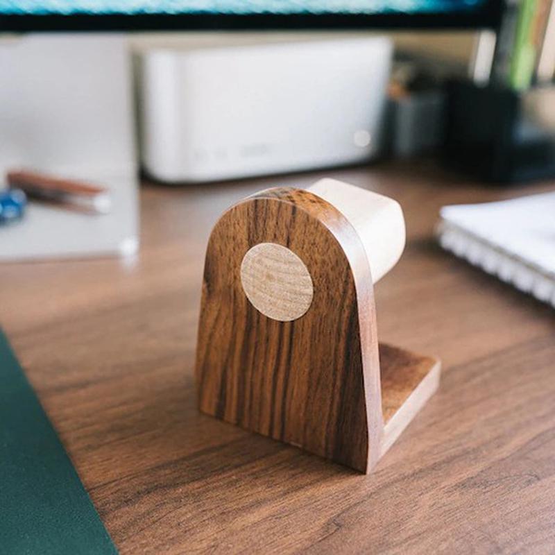 Kreatywny drewniany stojak na zegarki, organizer na biżuterię, stojak na bransoletki, pierścionki, kolczyki, zegarek, stojak na zegarki z litego drewna