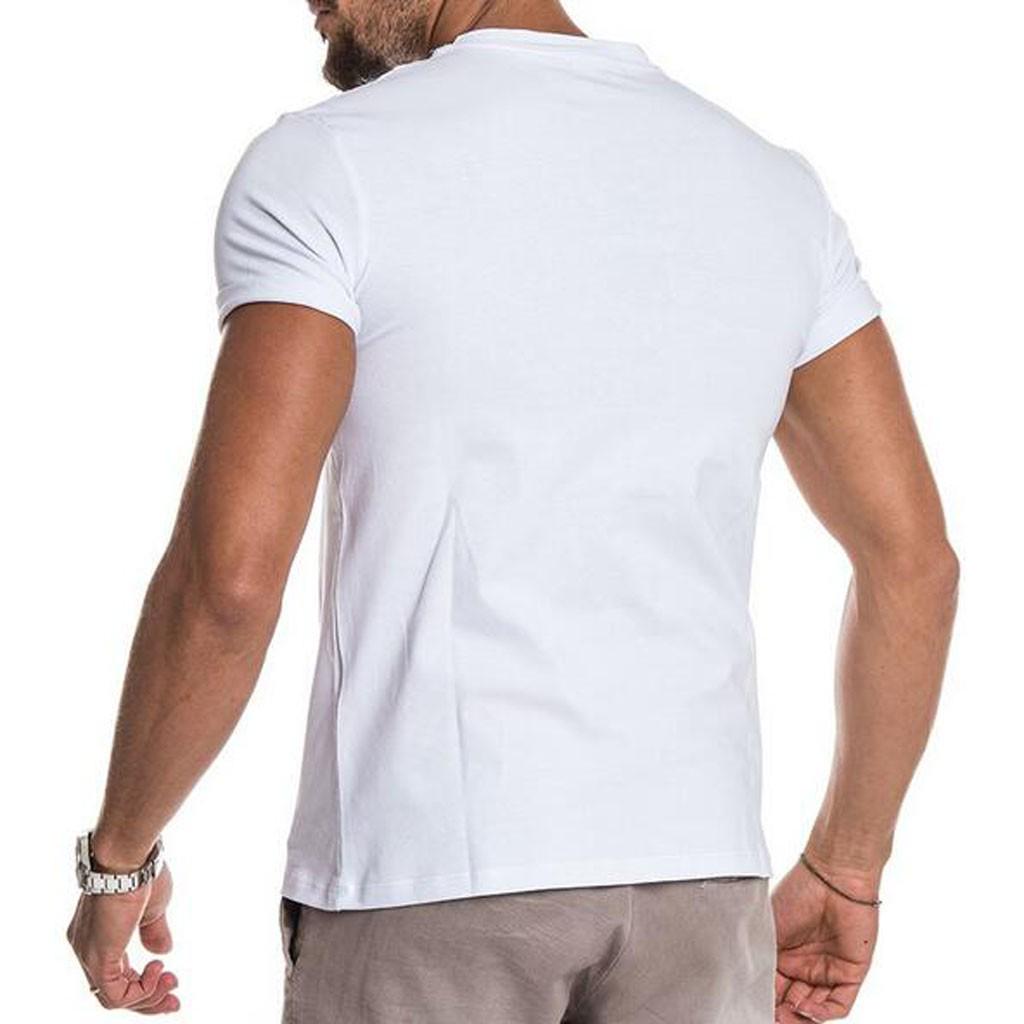 Mens Summer Simple Pocket Plain Short Sleeve Fashion Comfortable Tops Mens Summer Simple Pocket Plain Short Sleeve Fashion Comfortable Tops