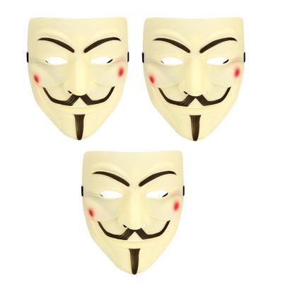 Anonymous Guy Fawkes Mask Costume Accessory (Set of 3)