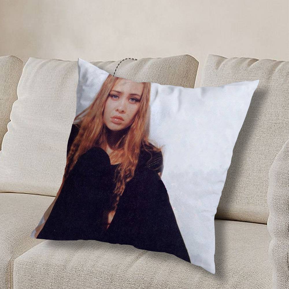 F-Fiona Apple-S I Lover Pillow Case Anti-dustmite Pillowcase Invisible zipper silky short plush Sofa cushion cover