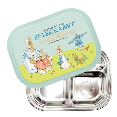 Peter Rabbit Sealed Plate Lunch Box, Olive 3312, Lid + Plate, Popular Korean Parenting Items