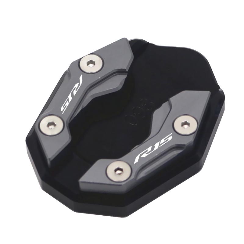 Motorcycle Kickstand Foot Side Stand Extension Pad Support Plate Enlarge For YAMAHA MT-15 MT 15 MT15 YZF-R15 YZF R15