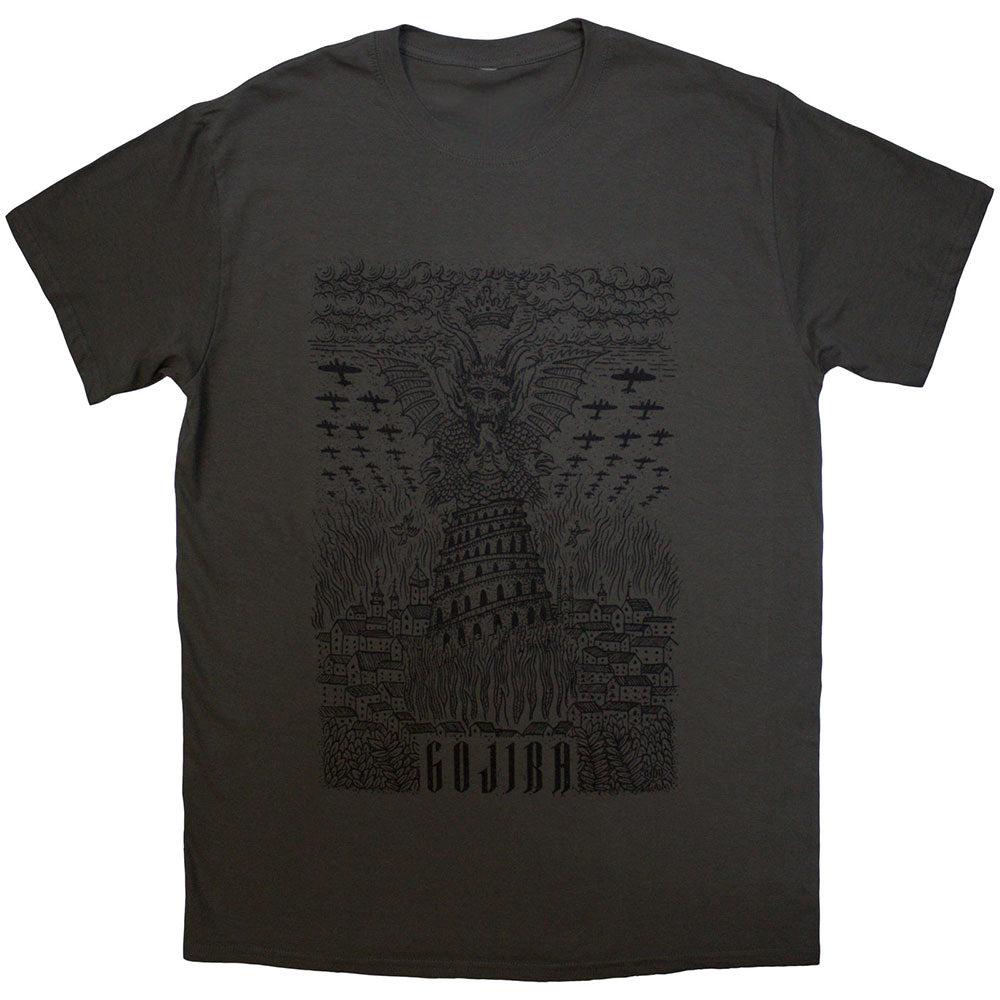 Whale Gojira Band TShirt Cotton Graphic Tee Men Women Summer Streetwear