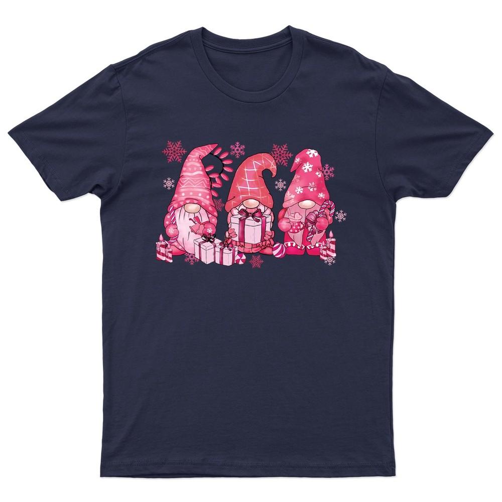 Three Gnomes Christmas Holiday TShirt Unisex Gift Retro Funny Unisexs Vintage