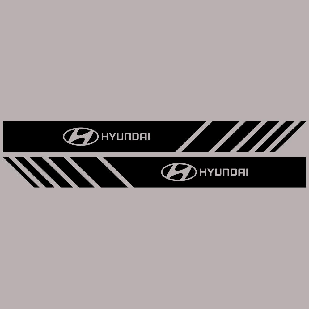 2Pcs Universal Auto Car Sticker Fashion Strips Side Rear View Mirror Decor Decal For Hyundai I10 I20 I30 I40 IX20 IX35 Tucson E7