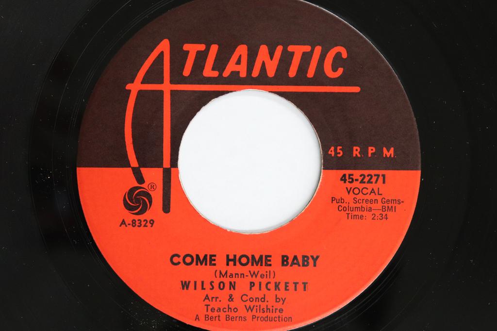 7inch Record WILSON PICKETT - Come Home Baby / Take A Little Love 452271 Atlantic 1965 US Soul/Funk Used
