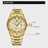 Stainless Steel Men's Wristwatch Waterproof Simple Fashion with Night Glow Pointer Calendar Display Male Watches