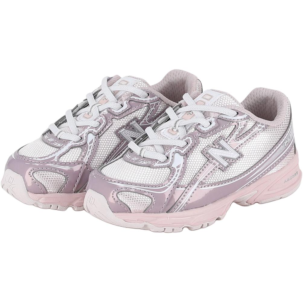 New Balance 740 Bungee Lace Toddler Pink Salt Baby Sneakers PINK-SALT STONE-PINK I74062H