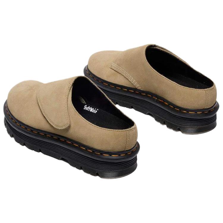 Dr. Martens Zebzag Anywair Slip-On Comfortable Anti-Friction Clogs Unisex Clogs Beige 41730200