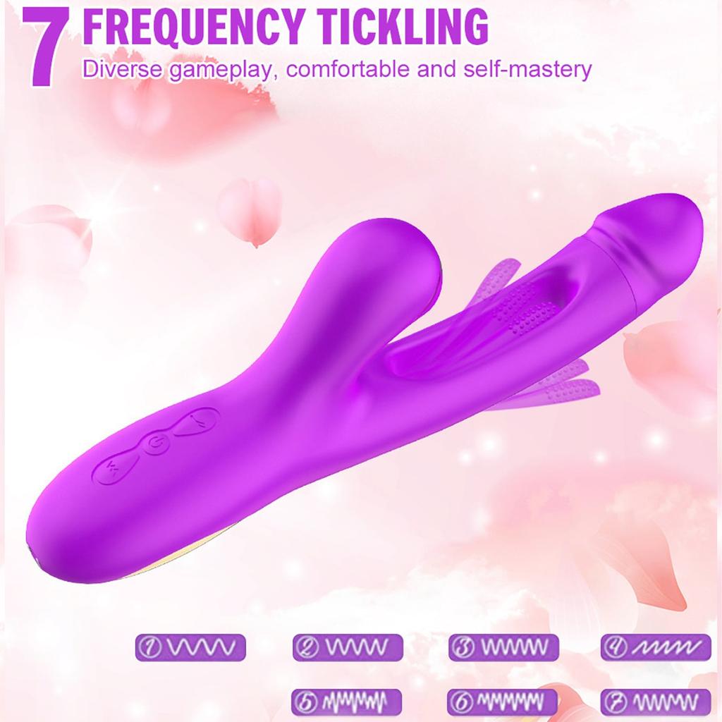 3 In 1 Retractable Vibrator Clitoral Stimulator Vaginal Sucking G-spot Massager Smart Heated Masturbator Female Sex Toys