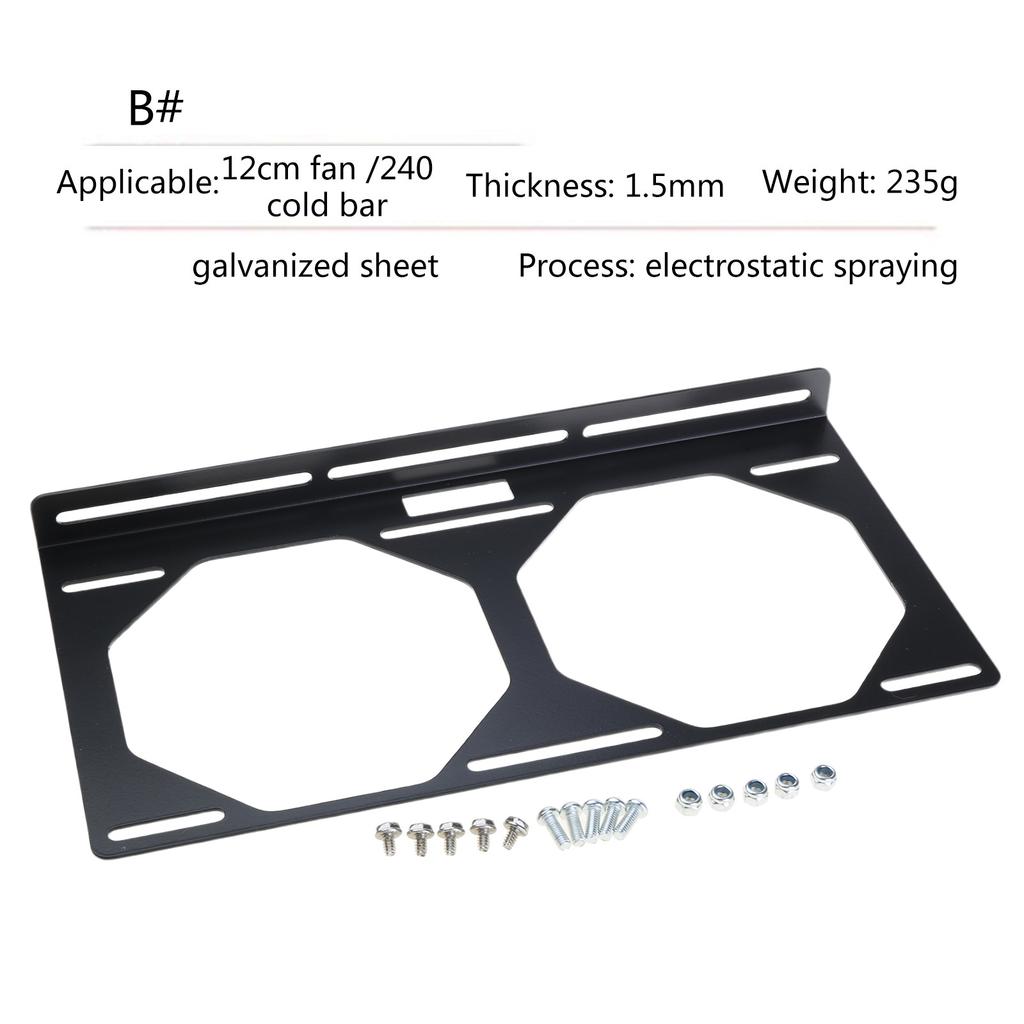Fan Radiator Holder for 120MM 240MM 360MM Radiator Mount Bracket for Computer Case Accessory
