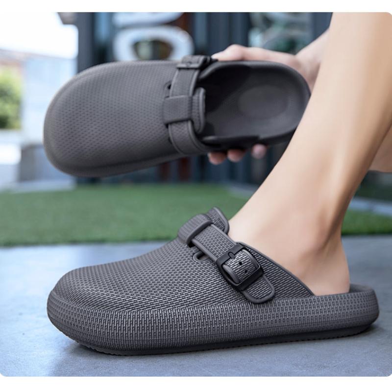 Thick Bottom Anti-Slip Odor Control Waterproof Slip-On Couples Outdoor Wearable Slippers Adult Leisure Sandals