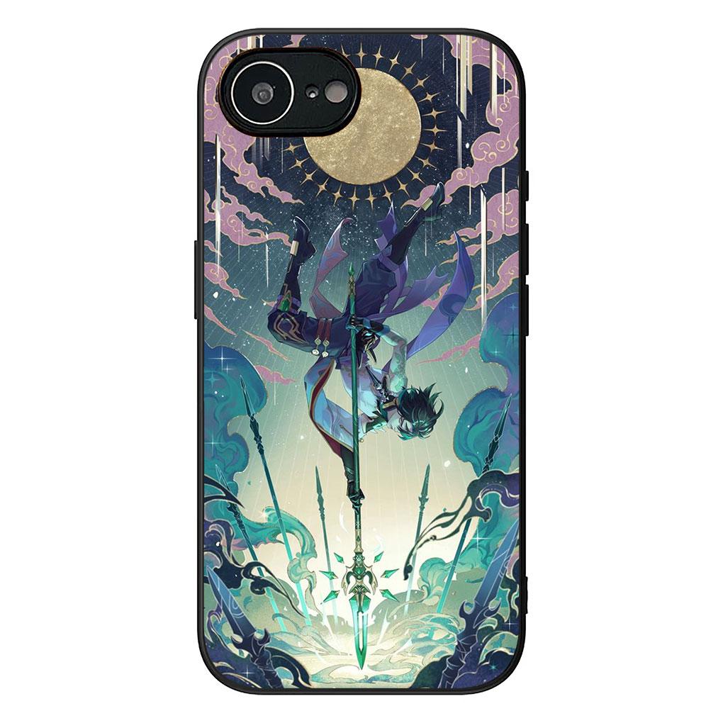 Phone Cover for Samsung Galaxy Note 20 9 8 S8 S10 S9 Plus A54 A33 A21S A31 M21 S10E A17 Case Zhong Li Genshins HuTao Xiao Impact