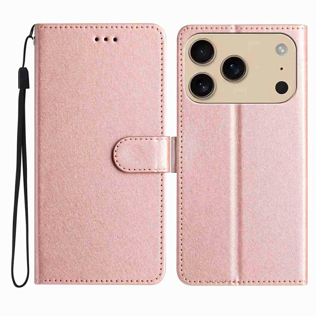 For iPhone 17 Pro Wallet Case Leather Folio Phone Cover Magnetic Clasp