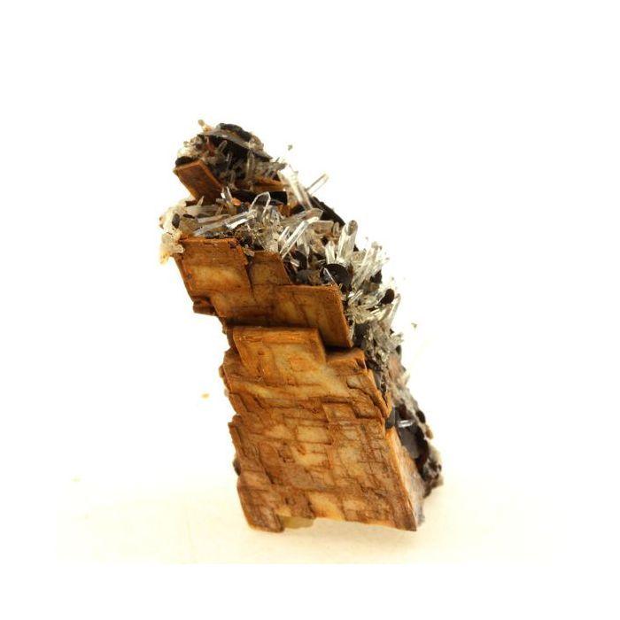 Pierres et Minéraux. Dolomite ferrifère + Quartz + Siderite. 263.05 ct. Mine de Chachatier, Isère, France.