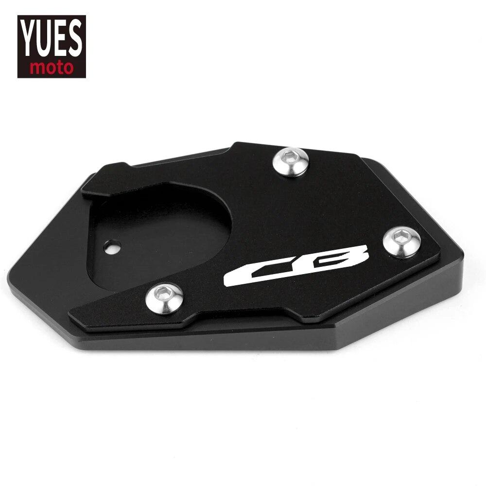 Motorcycle Accessories Support Enlarge Side Stand Extension Plate For Honda CB150R CB300R CB500F CB500X CB650F CB650R CBR650R