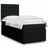 Maison Exclusive - Rete a doghe per letto con materasso Nero 90x190 cm Tessuto