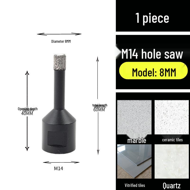 M14 Diamond Hole Opener for Tile, Marble, and Rock Slabs