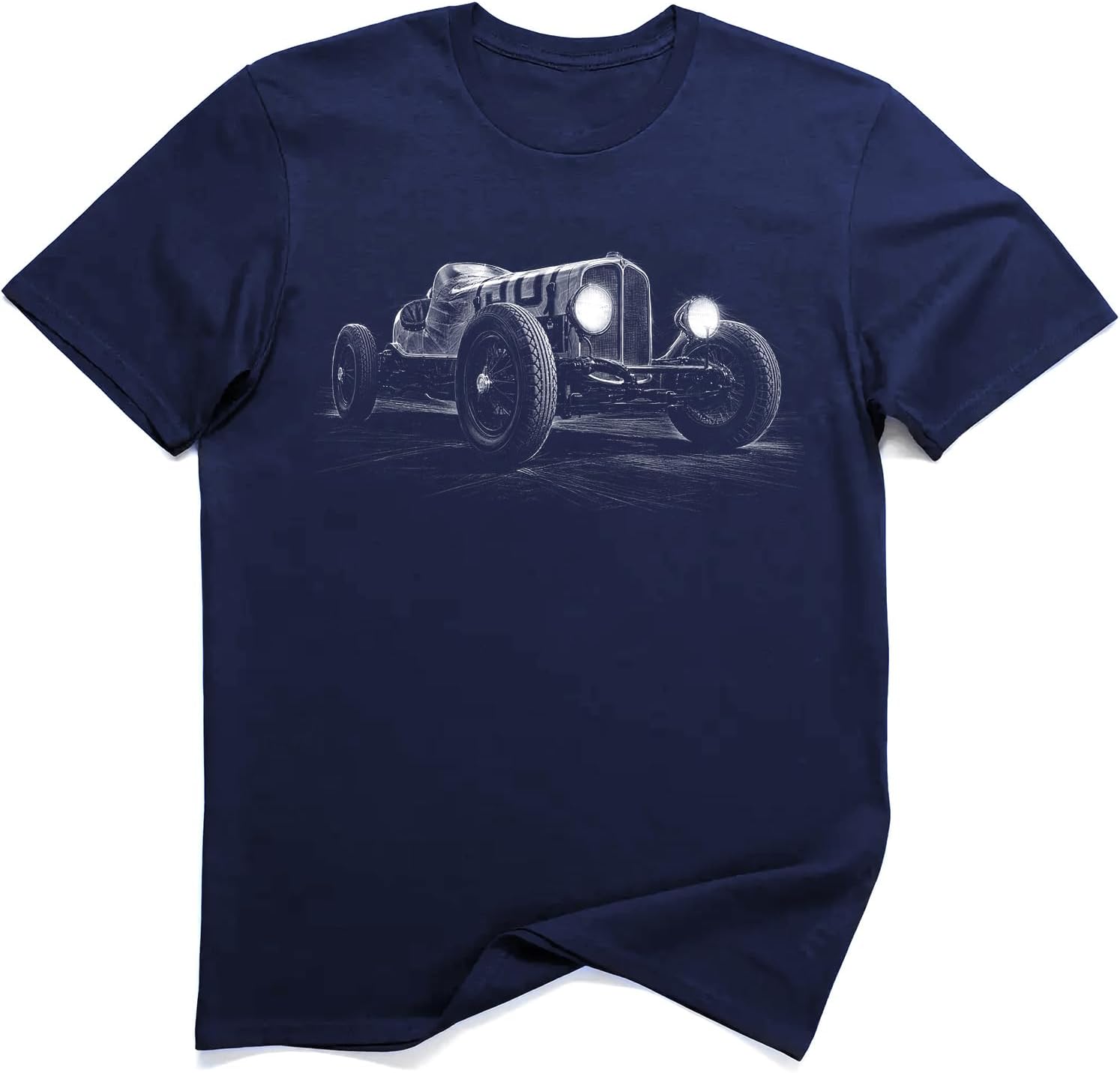 1930 O-Racer Two-Seat Underground Racing Tee Sketched Art S разноцветный