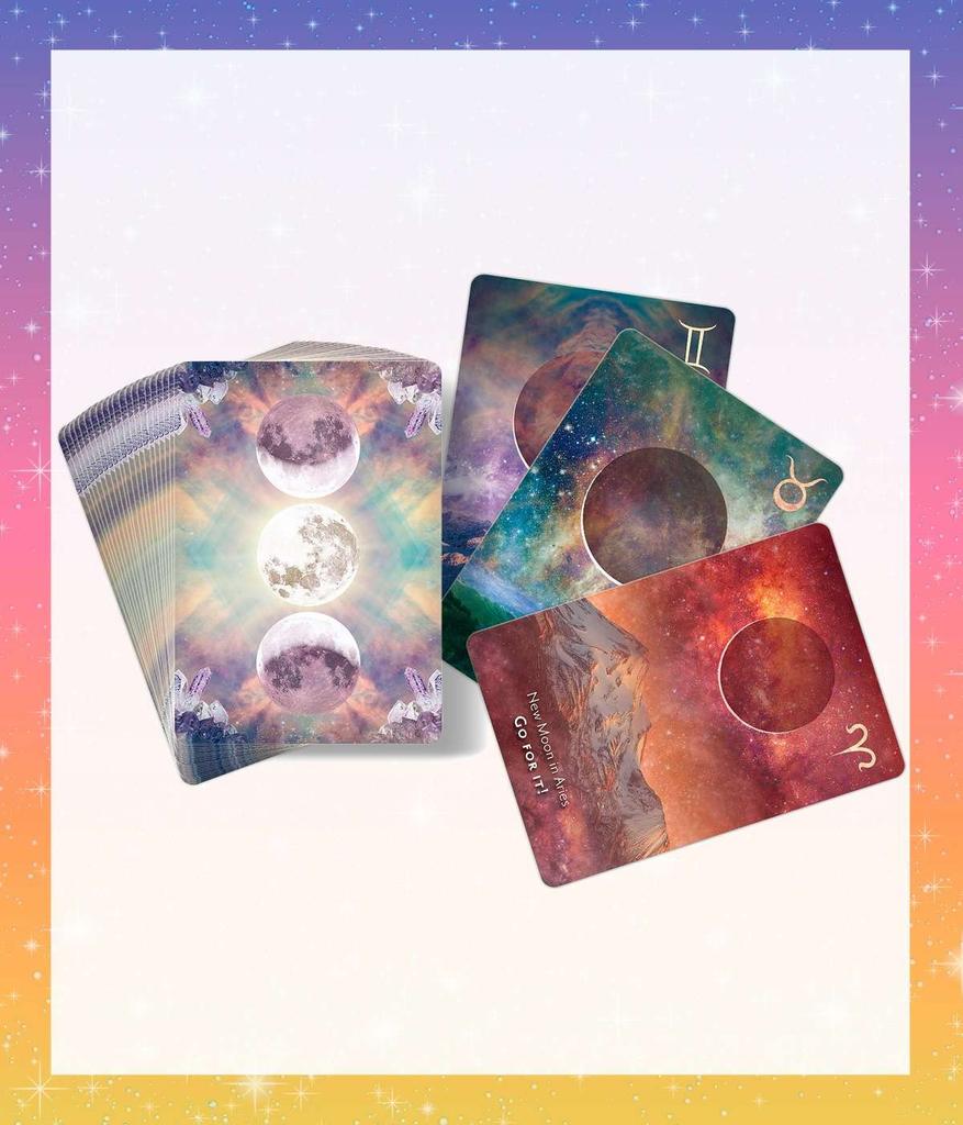 Moonology Manifestation Oracle Cards, Tarot Cards, and Fortune Telling with Japanese Instructions [Authentic]