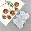 Shiny Glossy Tree Life Ornament Silicone Epoxy Resin Mold DIY Keychain Pendant Jewelry for Valentine Gift Crafts