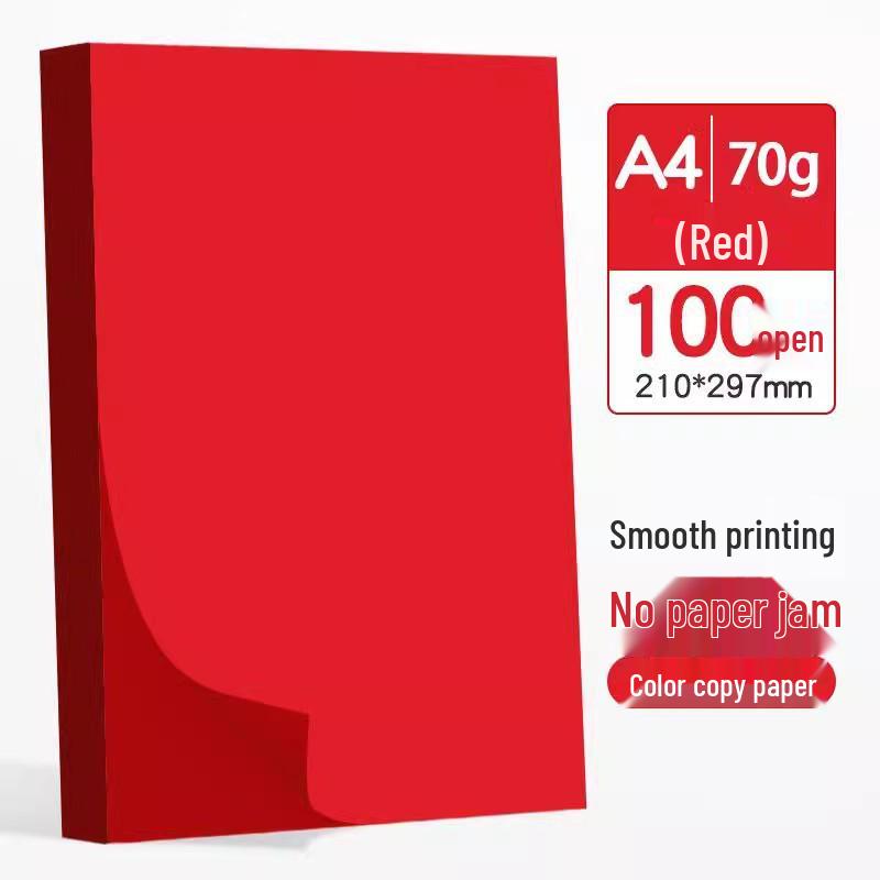 10-Color A4 Origami & Printing Paper, 70g, for Craft & Office Use