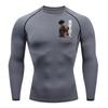 Men's Compression Shirt Eren Yeager Combat State Graphic Sports Quick Drying Gym T-shirt Fitness Sweatshirt Elastic Top T-shirt